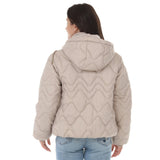 Women's Hooded Quilted Puffer Coat