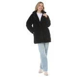 Women's Plush Button-Front Coat