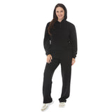 Women's Hooded Pullover and Straight-Leg Pants Set