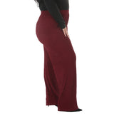 Plus Size Rhinestone Embellished Straight-Leg Pants