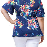 Abby Twist Front Top - Plus - DressbarnShirts & Blouses