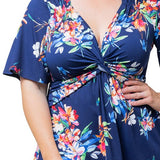 Abby Twist Front Top - Plus - DressbarnShirts & Blouses