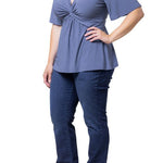 Abby Twist Front Top - Plus - DressbarnShirts & Blouses