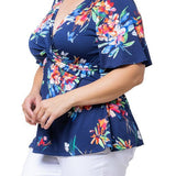 Abby Twist Front Top - Plus - DressbarnShirts & Blouses