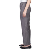Alfred Dunner Classic Proportioned Pant Average Length- Petite