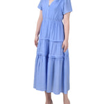 Ankle Length Short Sleeve Dress - Petite - DressbarnDresses