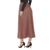 Women's Rhinestone Embellished A-Line Maxi Skirt