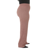 Plus Size Rhinestone Embellished Straight-Leg Pants