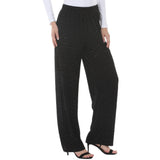 Women's Rhinestone Embellished Straight-Leg Pants
