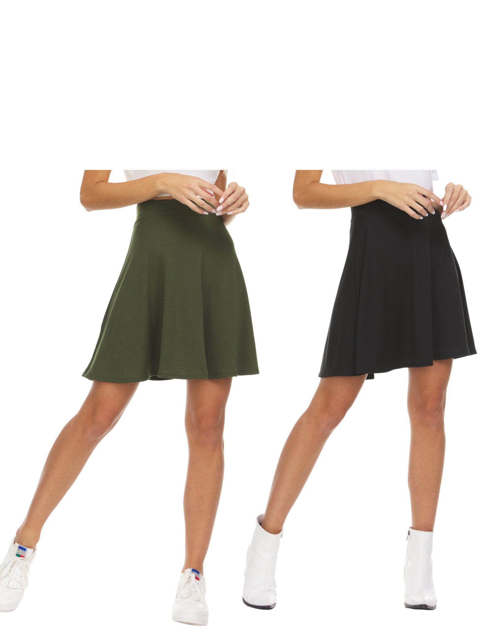 Basic Skater Skirt - 2 Piece Multi Pack - DressbarnSkirts