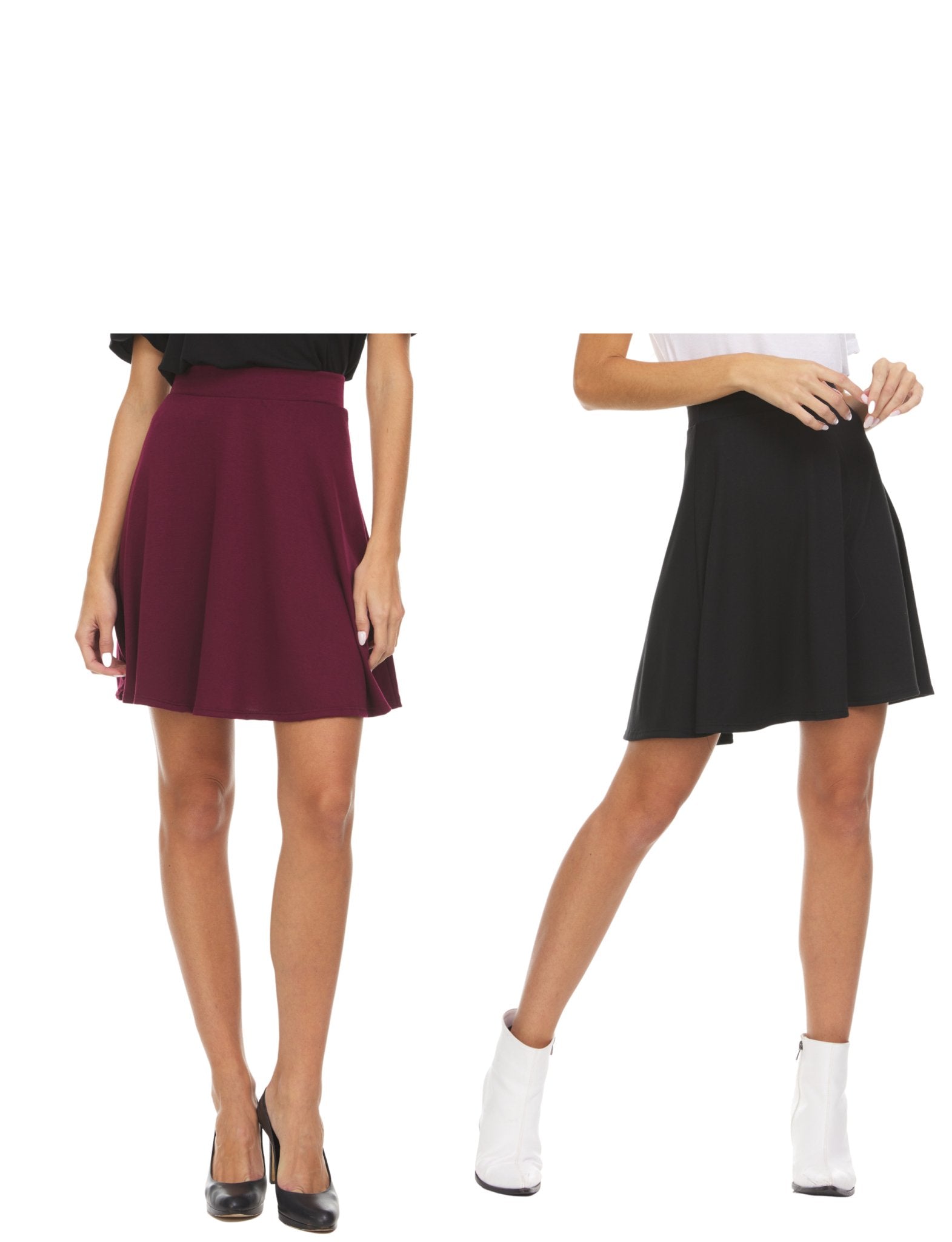 Basic Skater Skirt - 2 Piece Multi Pack - DressbarnSkirts