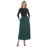 Women's Rhinestone Embellished A-Line Maxi Skirt
