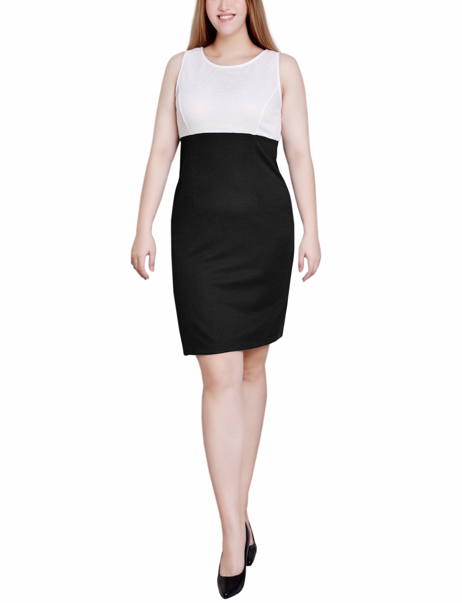 Black 2 Piece Colorblocked Dress Set - Petite Dressbarn Black 2 Piece Colorblocked Dress Set - Petite Dressbarn