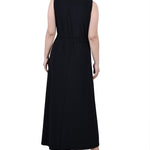 Black Ankle Length Sleeveless Dress - Petite Dressbarn Black Ankle Length Sleeveless Dress - Petite Dressbarn