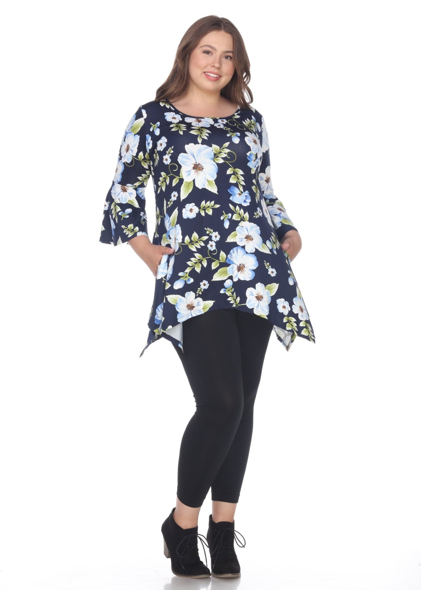 Blanche Tunic Top - Plus - DressbarnShirts & Blouses