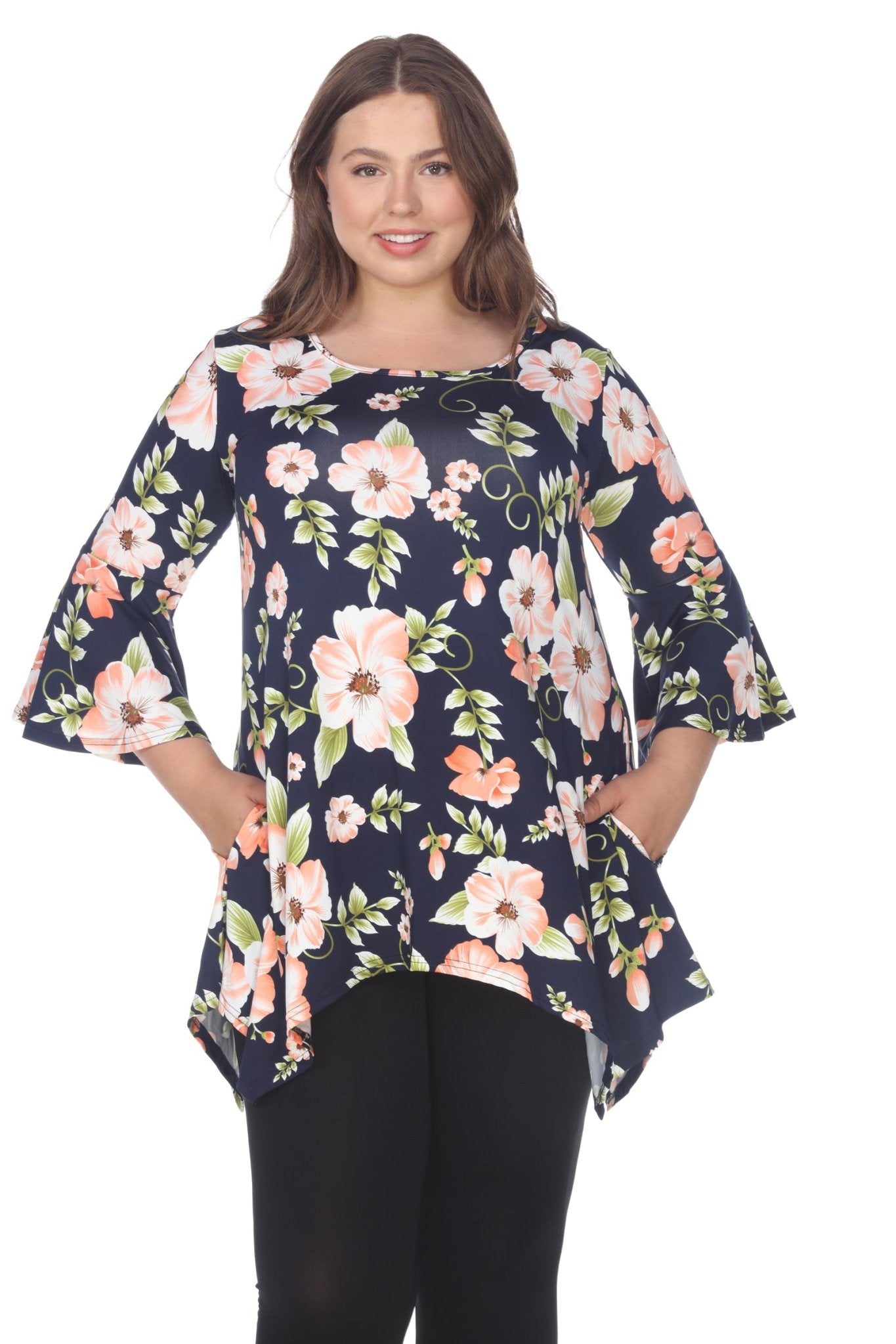 Blanche Tunic Top - Plus - DressbarnShirts & Blouses