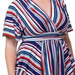 Boulevard Stripe Top - Plus - DressbarnShirts & Blouses