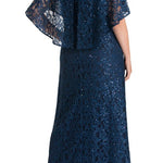 Celestial Cape Sleeve Gown - Plus - DressbarnMaxi Dresses