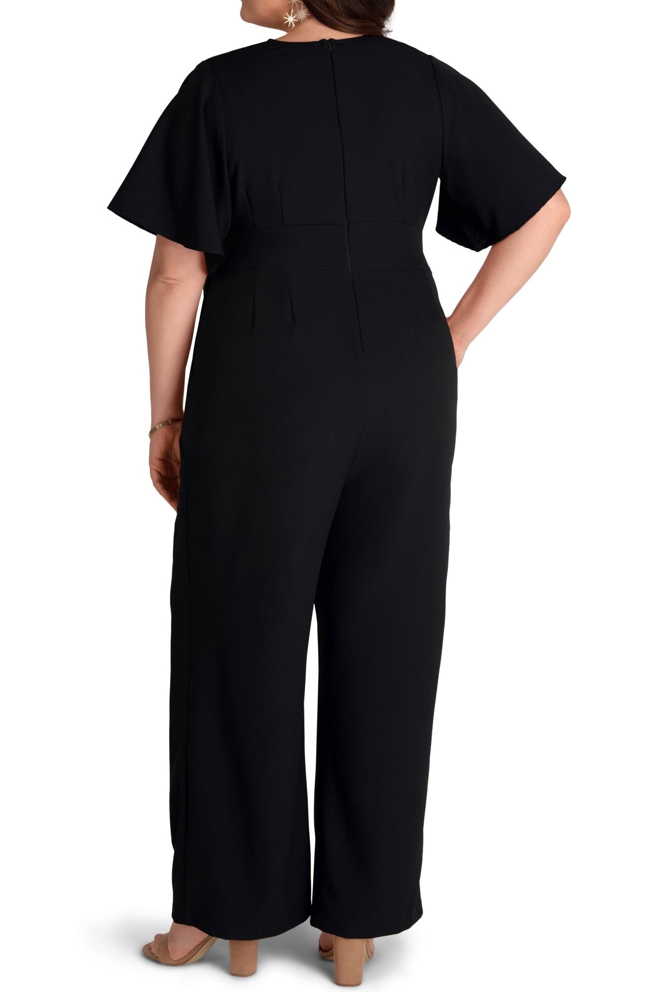 Charisma Crepe Jumpsuit - Plus - DressbarnJumpsuits & Rompers