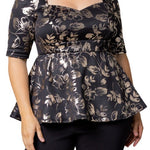 Cherished Sweetheart Peplum Top - Plus - DressbarnBlouses