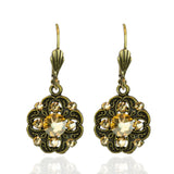 Classic Floral Filigree Goldtone Drop Earrings - DressbarnEarrings