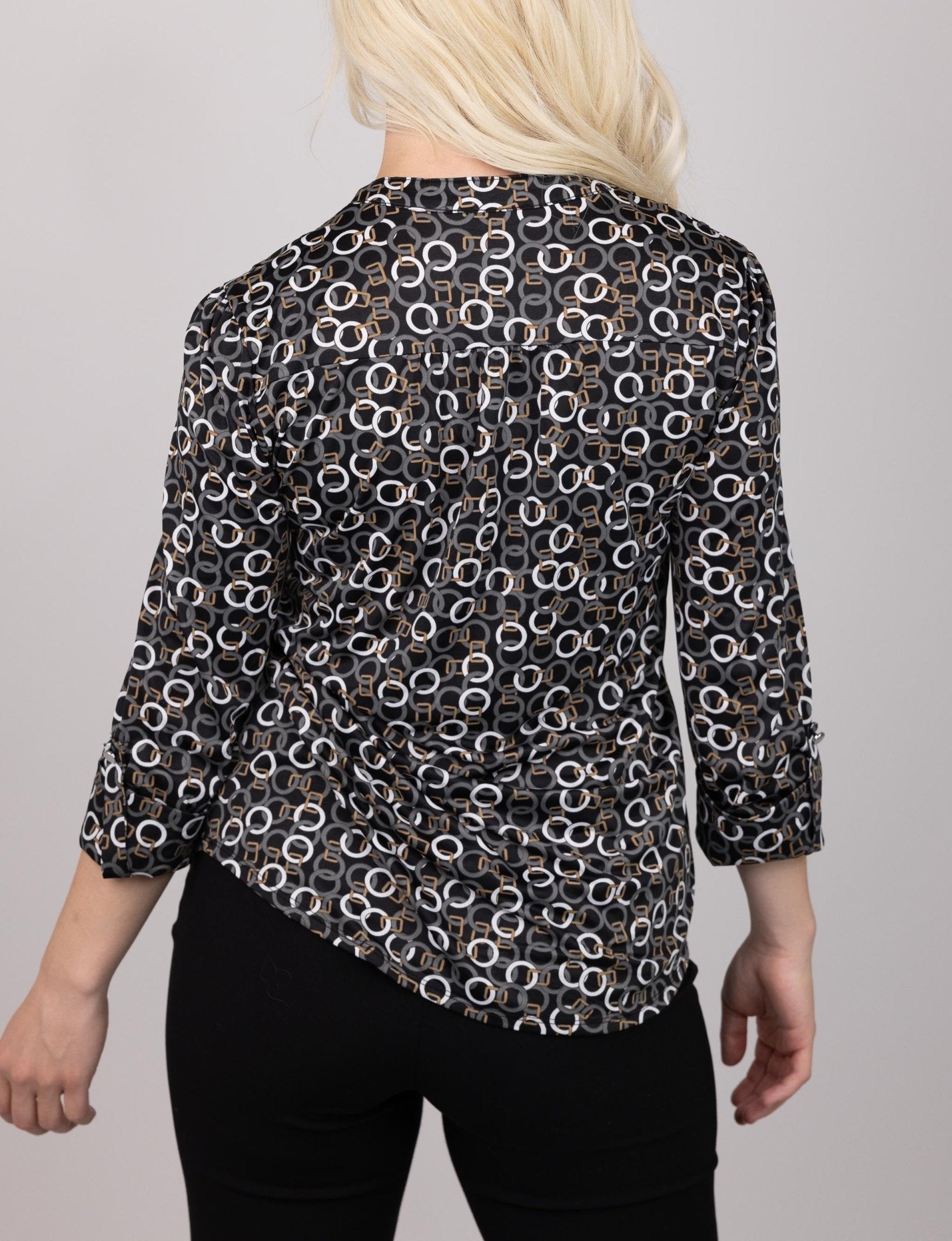 Cocomo Printed Popover with Pockets - DressbarnClothing