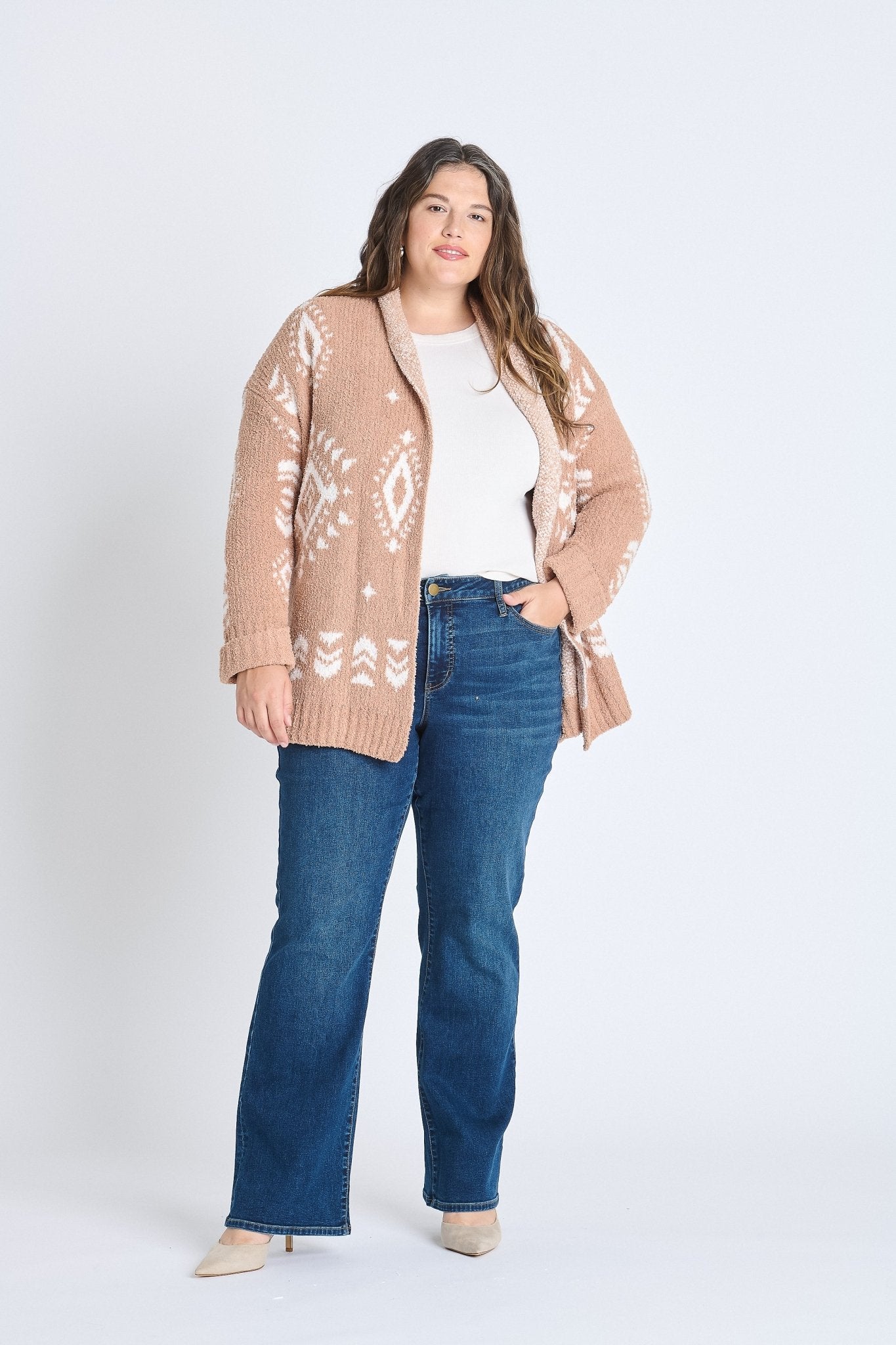 Cozy Sherpa Cardigan - DressbarnCardigan