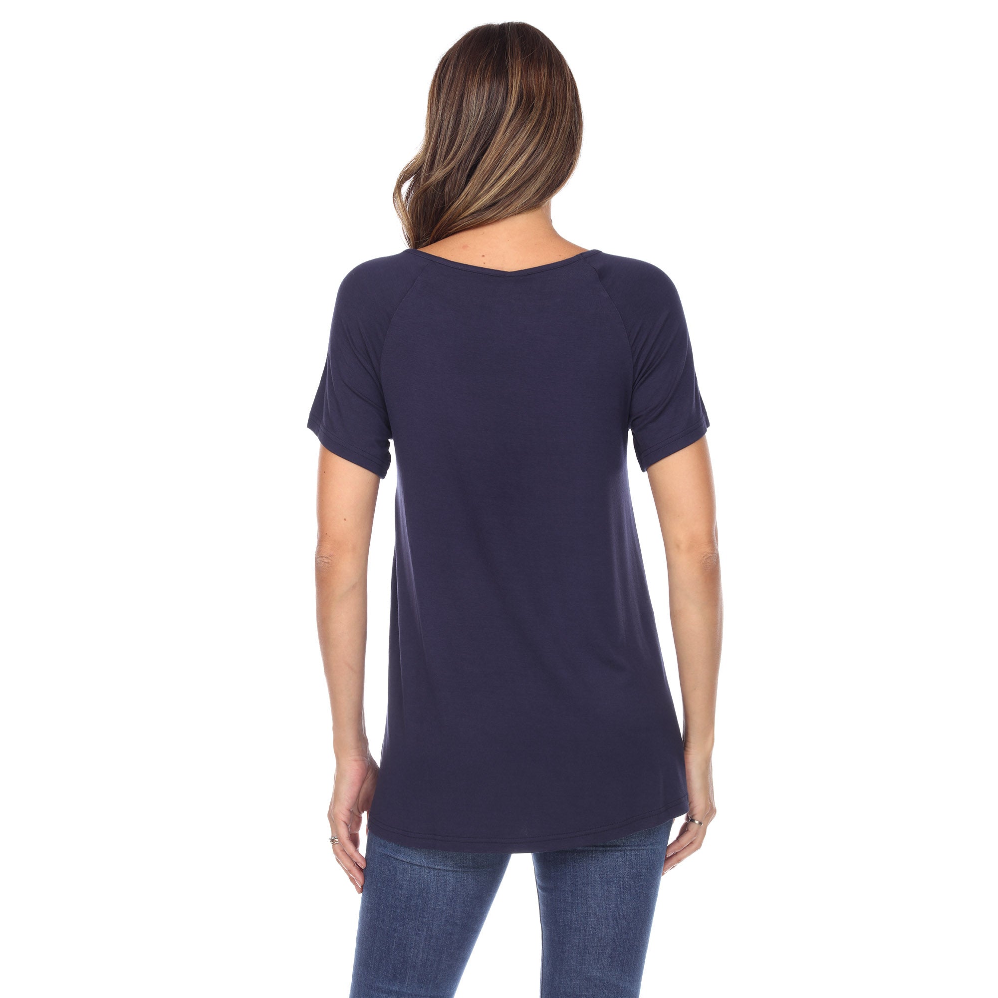 Crisscross Cutout Short Sleeve Top - DressbarnShirts & Blouses