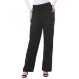 Women's Rhinestone Embellished Straight-Leg Pants