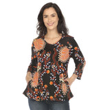 Women's Vibrant Boho Swing Top