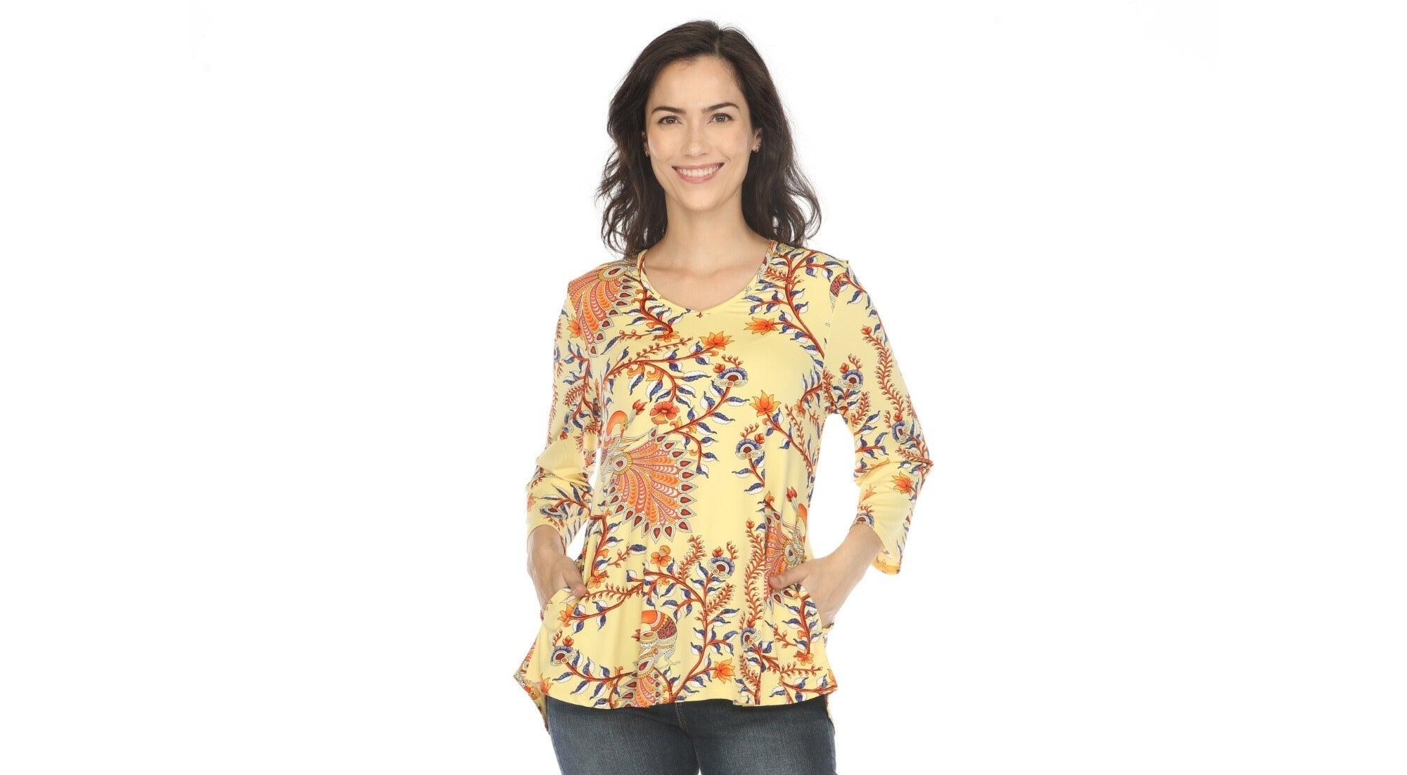 Women's Vibrant Boho Swing Top