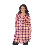 Piper Stretchy Plaid Tunic - Plus
