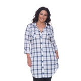 Piper Stretchy Plaid Tunic - Plus
