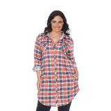 Piper Stretchy Plaid Tunic - Plus