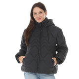 Women's Hooded Quilted Puffer Coat
