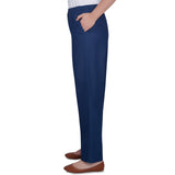 Alfred Dunner Classic All-Around Elastic Waistband Denim Pant Short Length