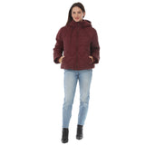 Women's Hooded Quilted Puffer Coat