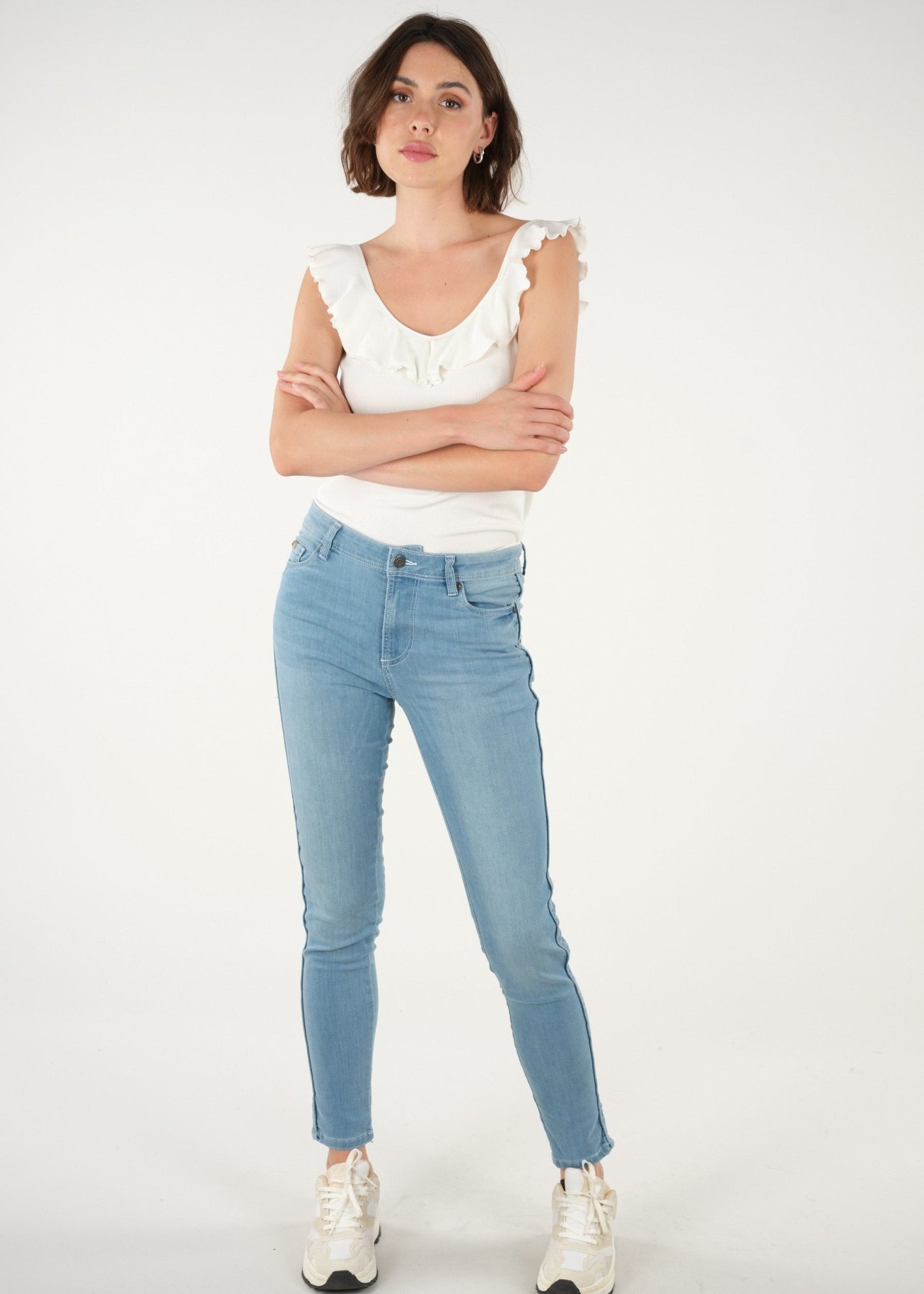 Deeluxe Jess Bleach Used Denim Jeans - DressbarnDenim