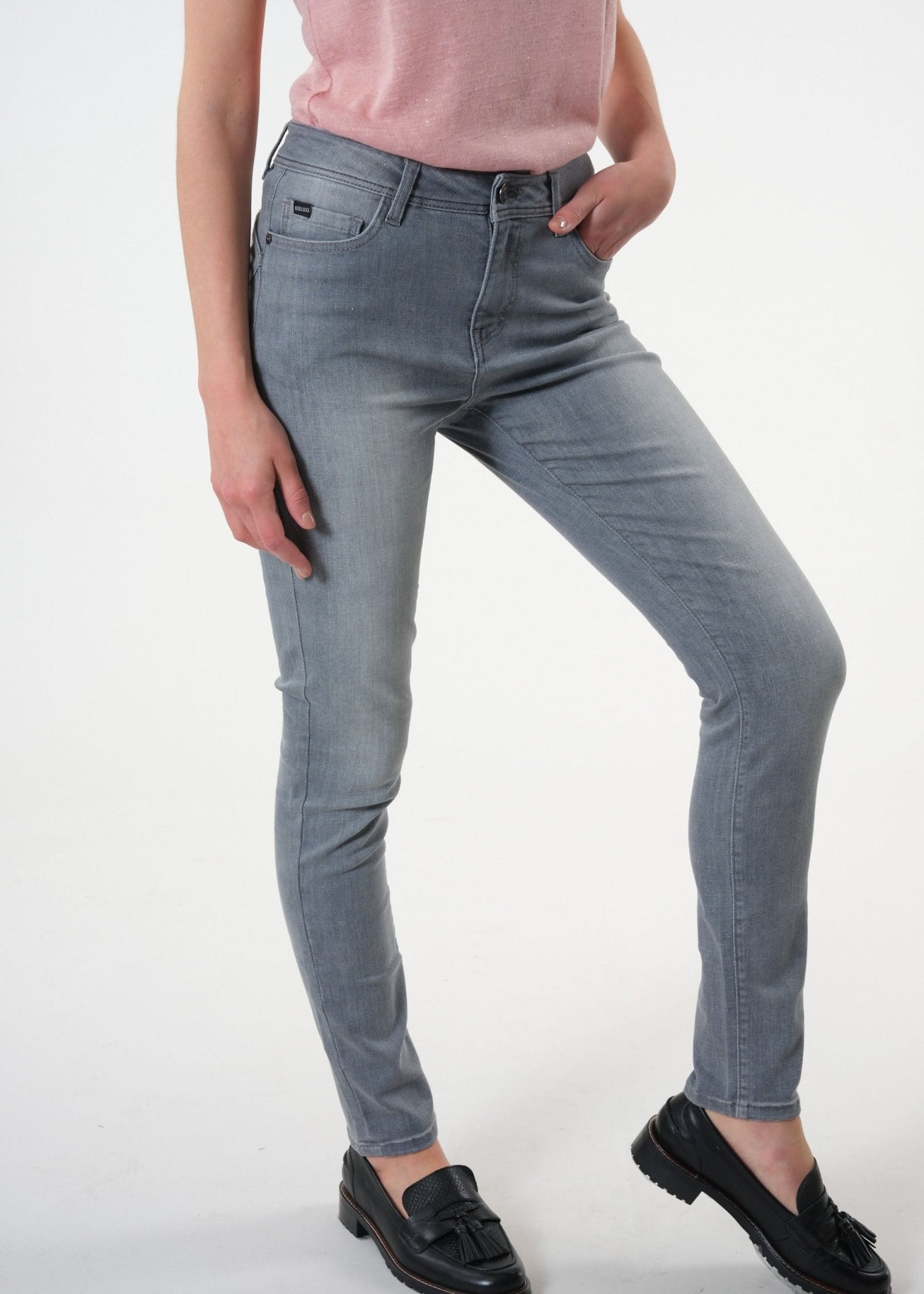 Deeluxe Lea Grey Denim Jeans - DressbarnDenim
