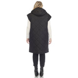 Diamond Quilted Hooded Puffer Vest - Plus - DressbarnVests