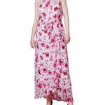pink dress dress barn White Mark Women's Solid Fit and Flare Dress, Lilac, Large