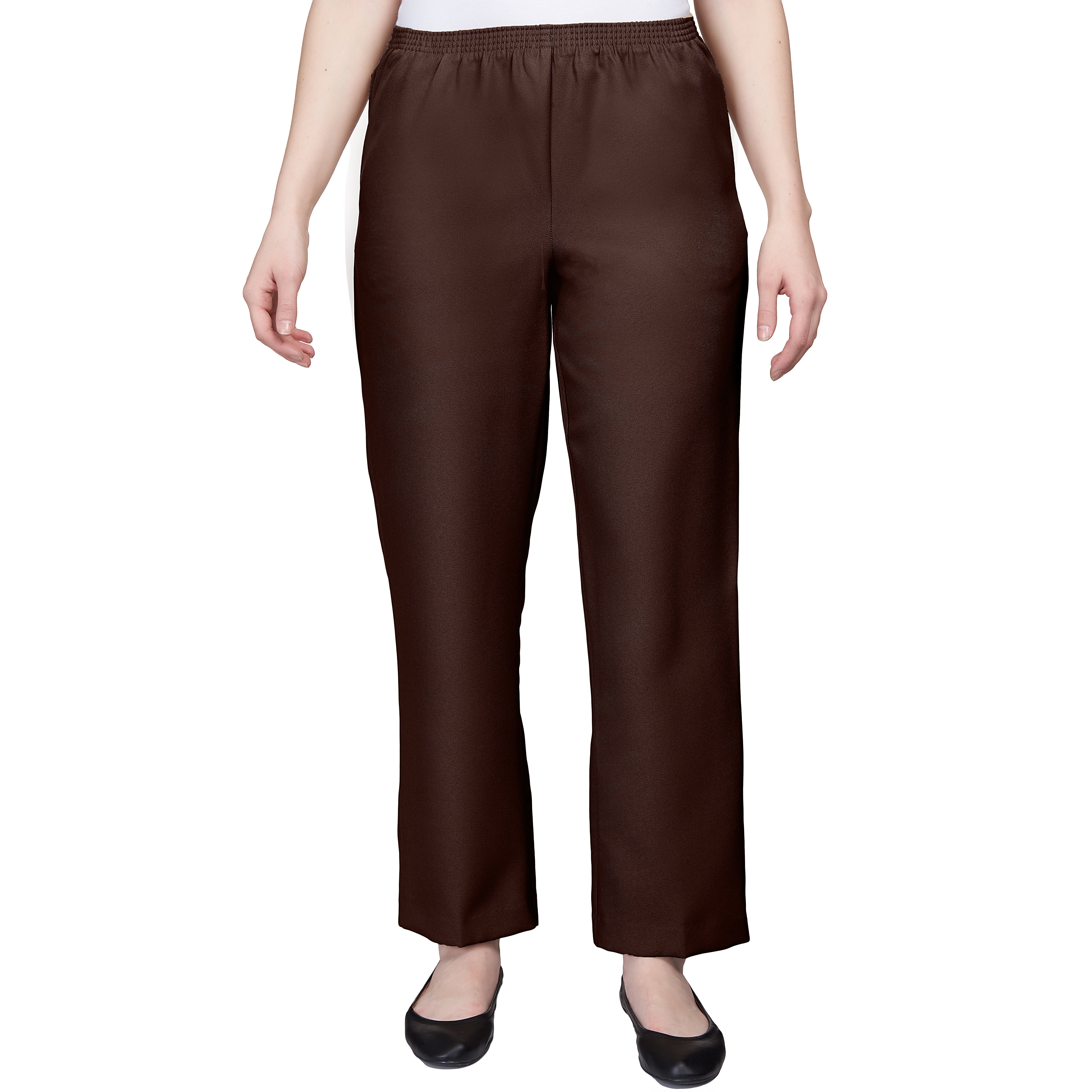 Alfred Dunner Classic Proportioned Pant Average Length- Petite