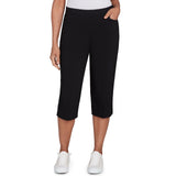 Alfred Dunner Women's Allure Stretch Clamdigger Pant