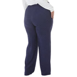 Plus Size Rhinestone Embellished Straight-Leg Pants