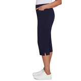Alfred Dunner Women's Allure Stretch Clamdigger Pant