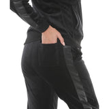 Women's Velour Zip-Front Jacket & Jogger Pants Set