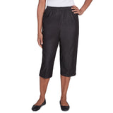 Alfred Dunner Relaxed Fit Denim Capri