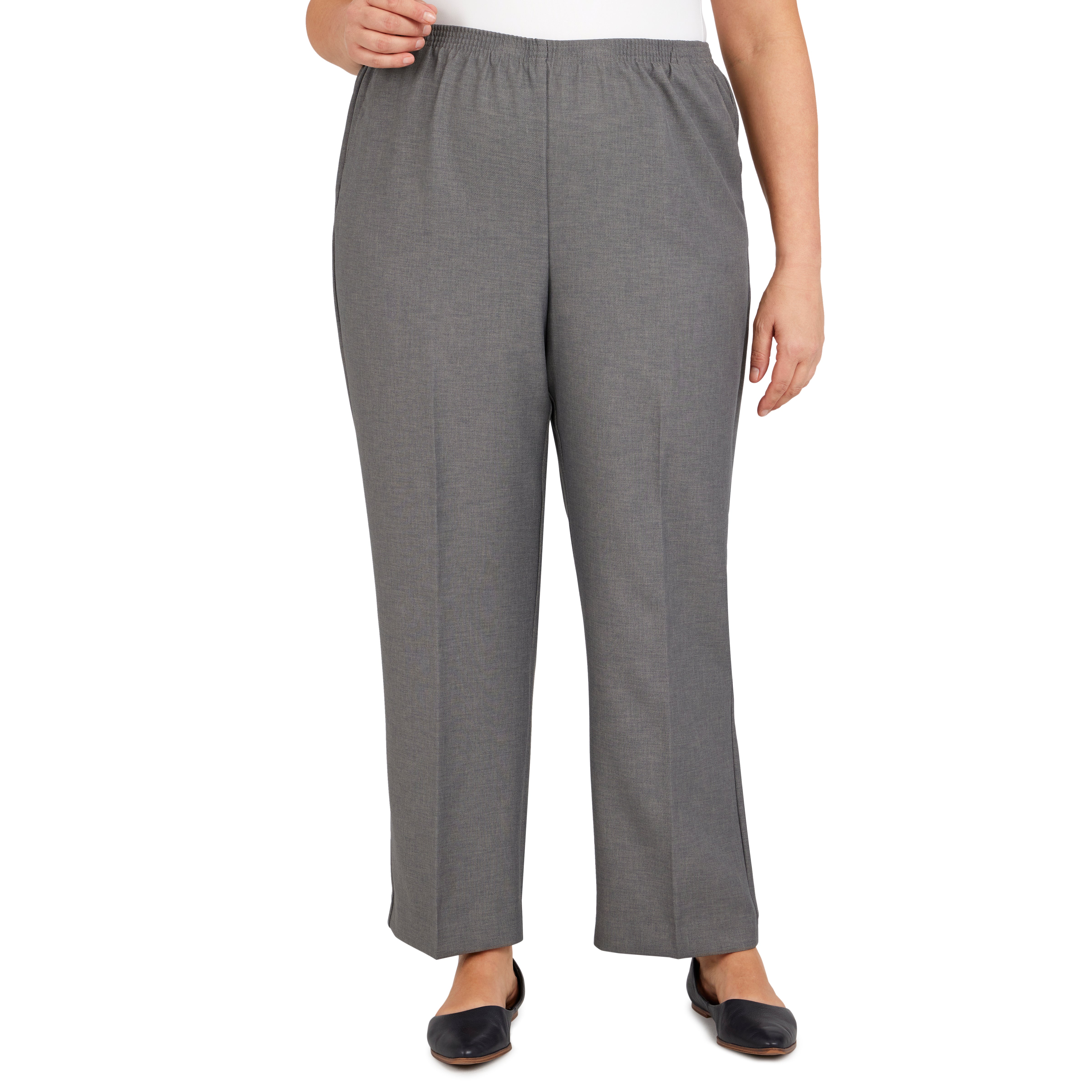 Alfred Dunner Classic Proportioned Pant Average Length - Plus