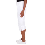 Alfred Dunner Women's Allure Stretch Clamdigger Pant