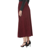 Women's Rhinestone Embellished A-Line Maxi Skirt